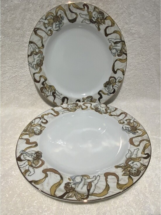 American Atelier Other - Vintage American Atelier ‘Heavenly Hosts’ Salad/Desert 8 1/8” Plates - Set of 2